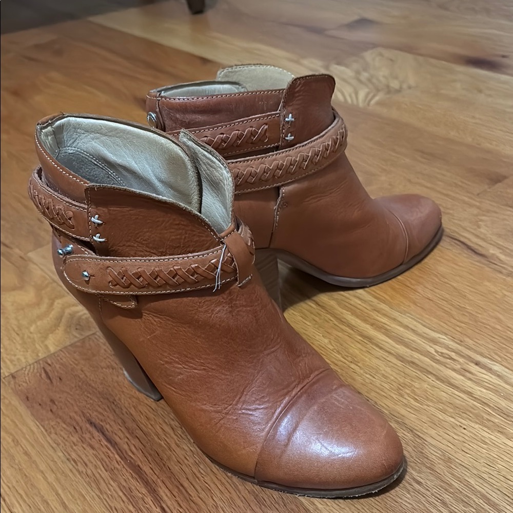 Rag & Bone Tan Ankle Boots